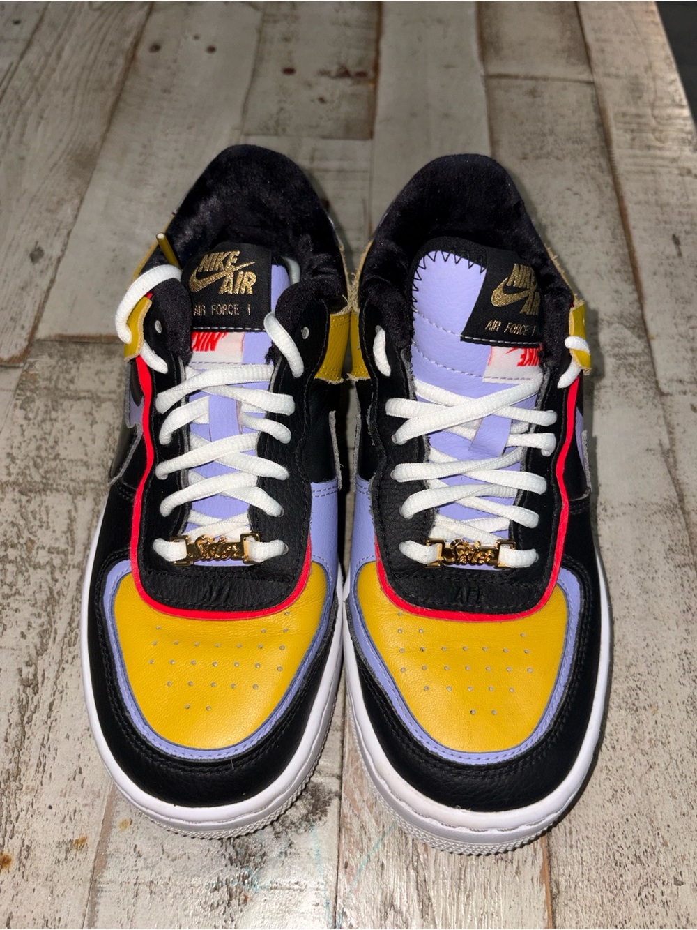 Nike Air Low Women’s Sneakers - Yellow, Black & Lavender